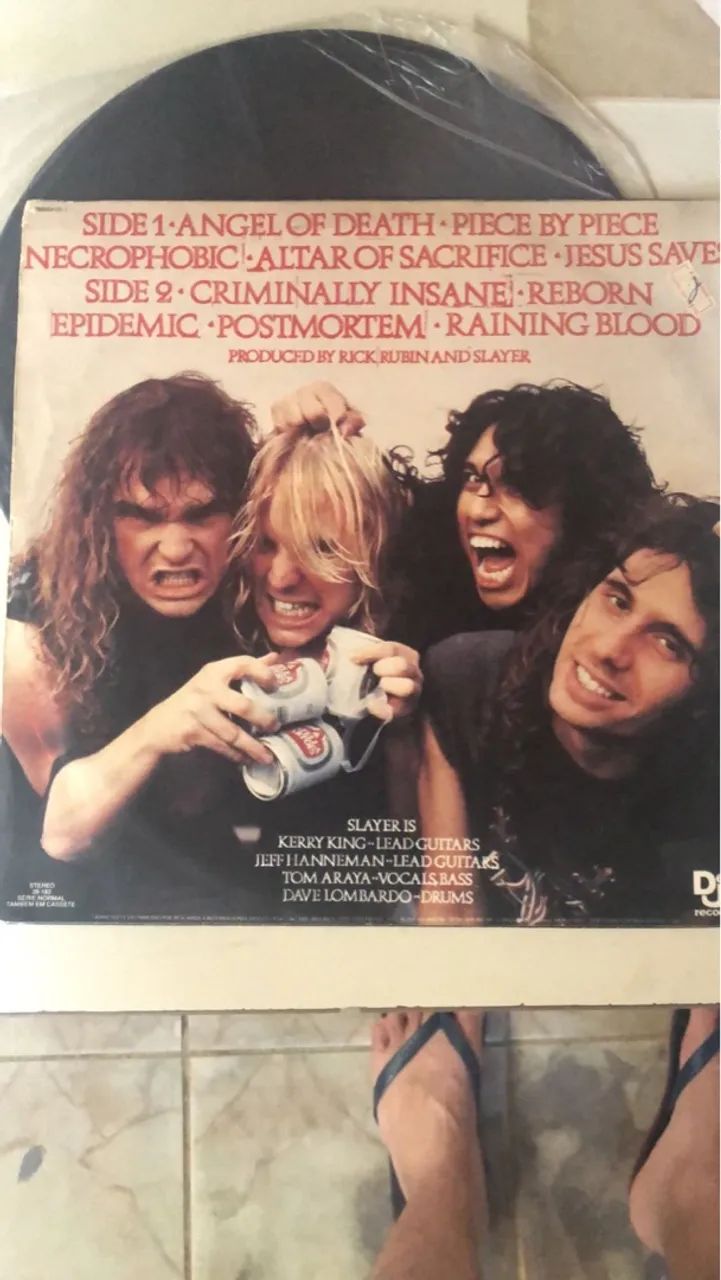LP Slayer - Reign in Blood original 1987 - Foto 2