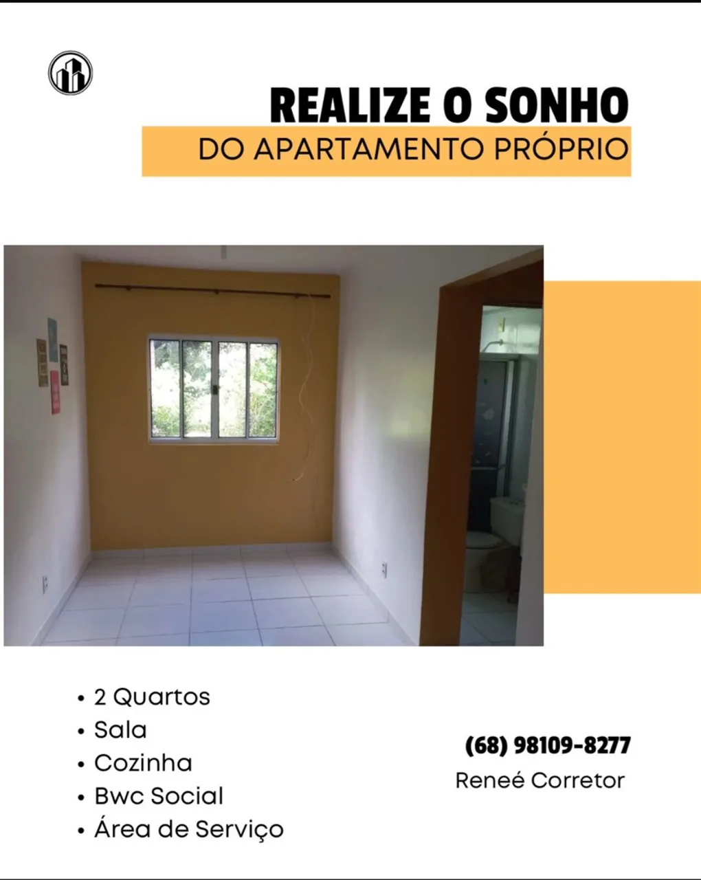 Apartamento no Julião pode ser financiado 