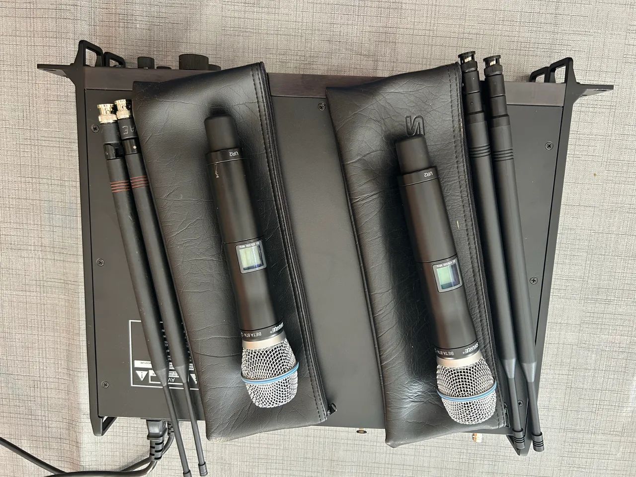 Microfone  shure  UR4D beta 87A - Foto 4