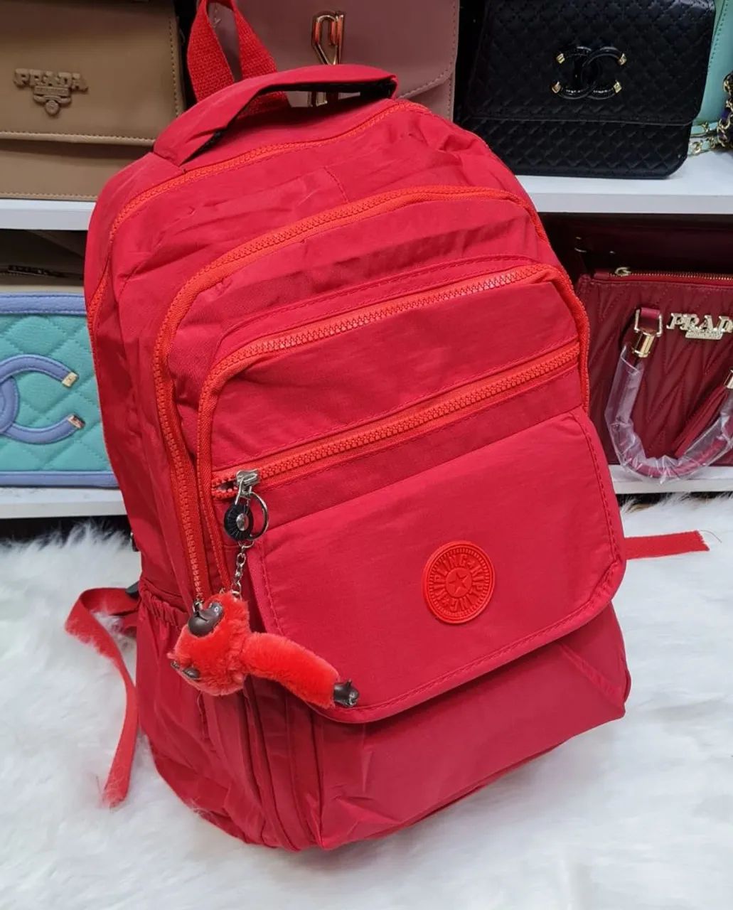 PROMOÇÃO ÚLTIMA UNIDADE Mochila Kipling Vermelha 