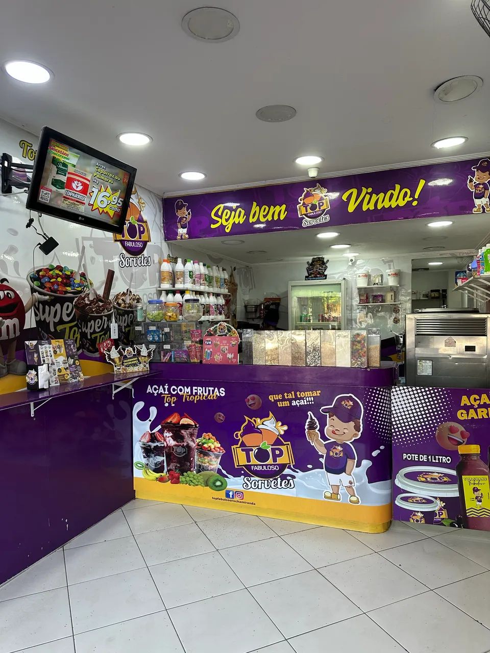 Passo ponto sorveteria Top Fabuloso 