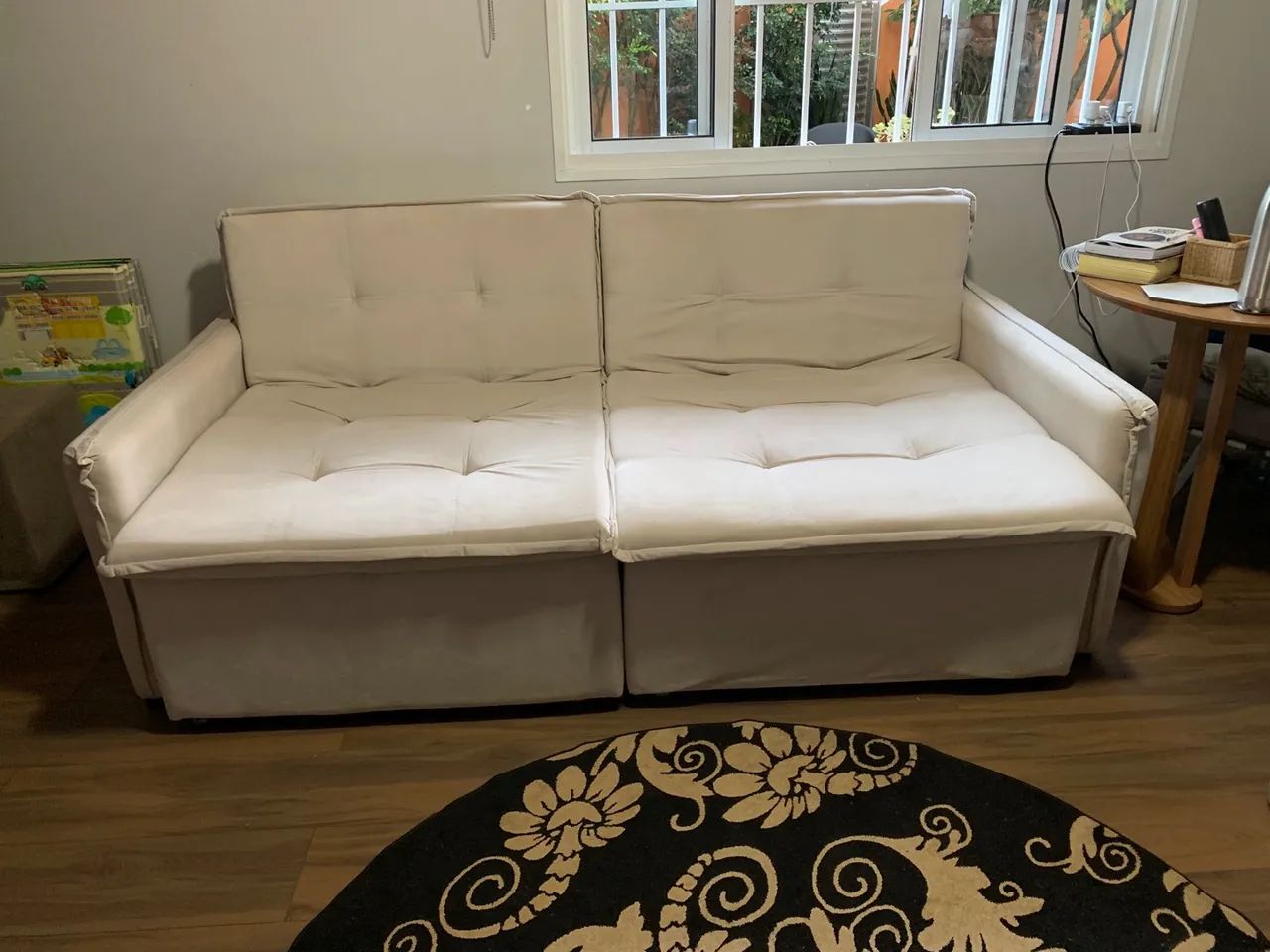 Sofá Cama 3 Lugares compacto com almofadas soltas - Foto 3