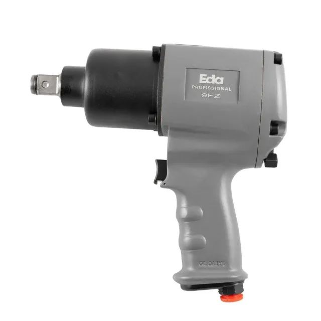 Chave de Impacto Pneumática 3/4 Polegadas 122 Kgf.m Pesada EDA