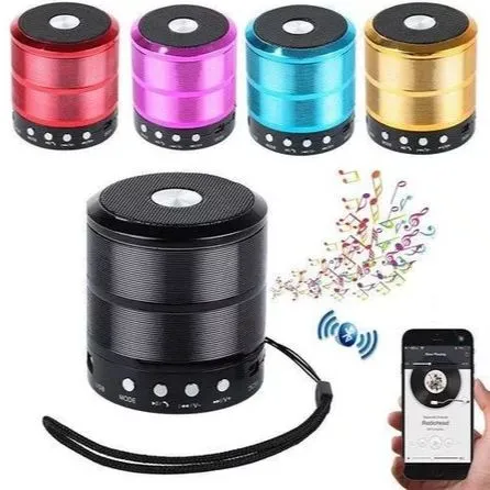 Caixa de Som Bluetooth Portátil - Diversas Cores
