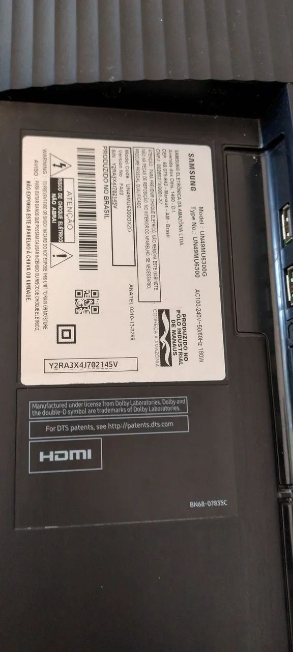 Tv Samsung tela quebrada  - Foto 2