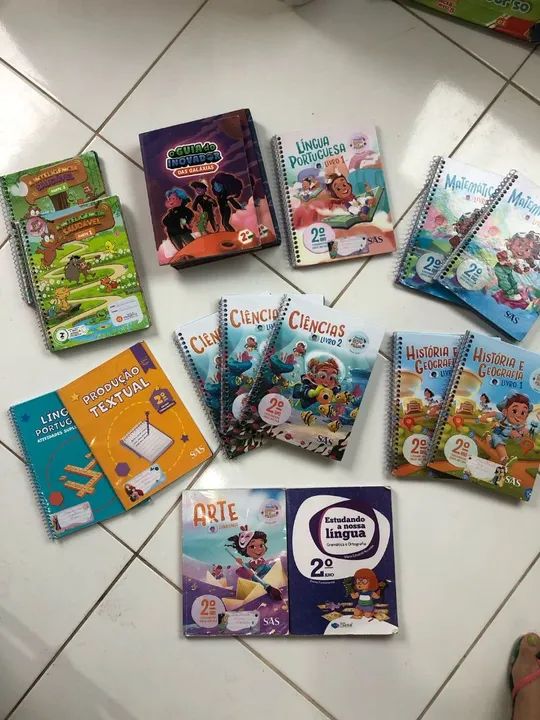 Livros Didáticos 2º Ano - Diversas Disciplinas