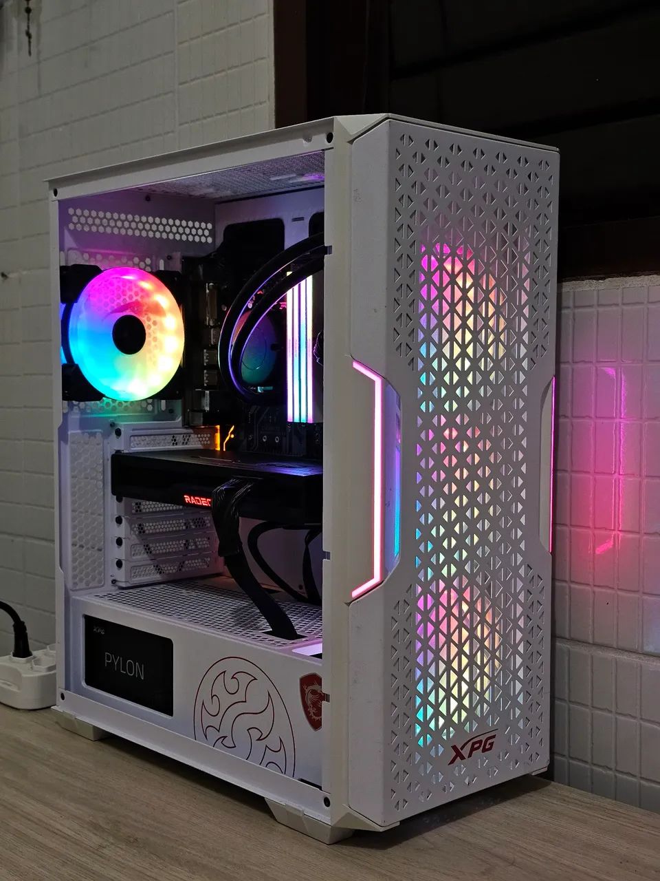 PC Gamer - Ryzen 5 5600x, 32GB RAM, RX 6750 XT FOUNDERS 12GB AMD, 1TB SSD, WC e FONTE 750w - Foto 4