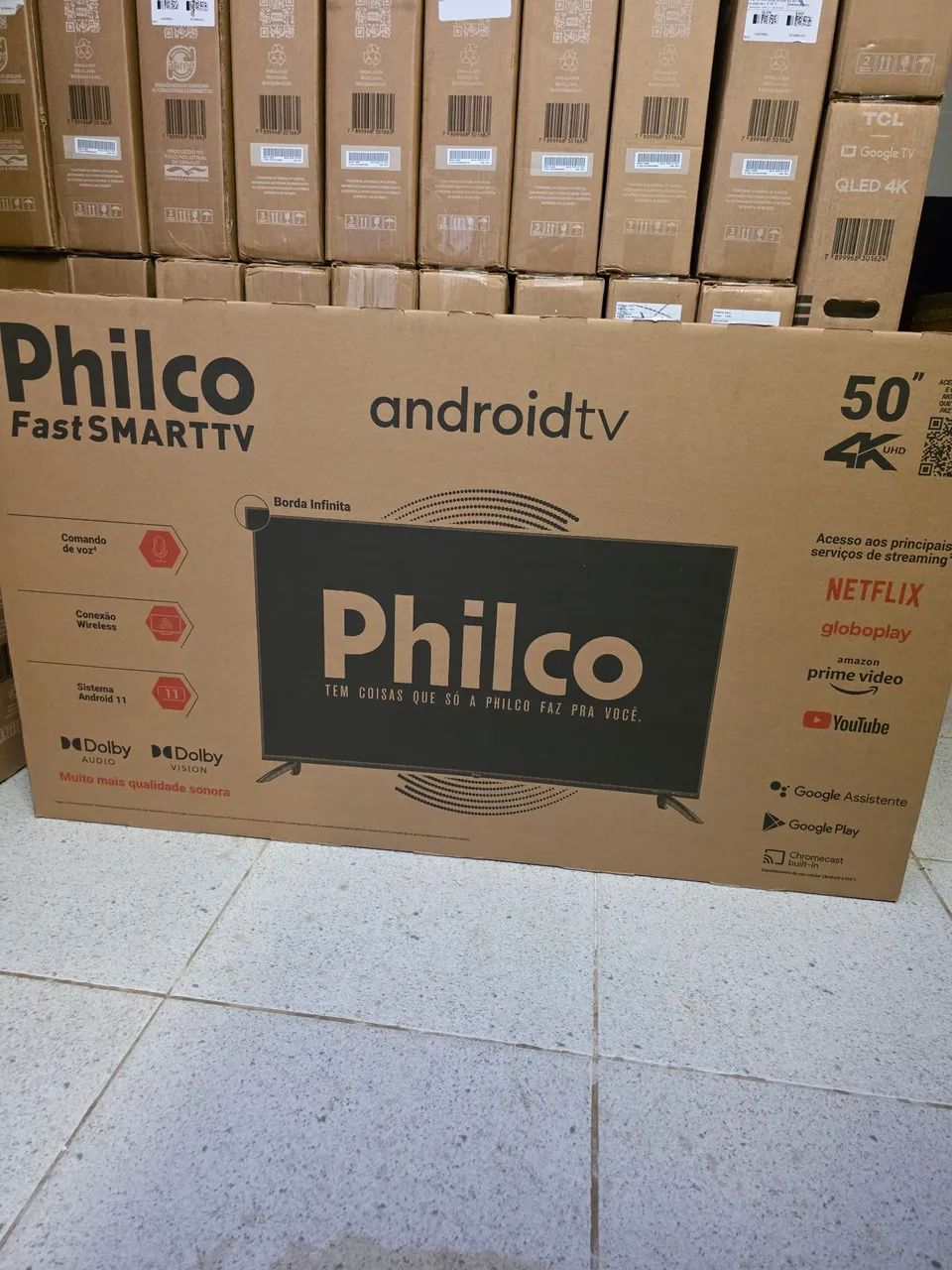 Smart TV Philco 50" Android TV 4K UHD - Foto 2