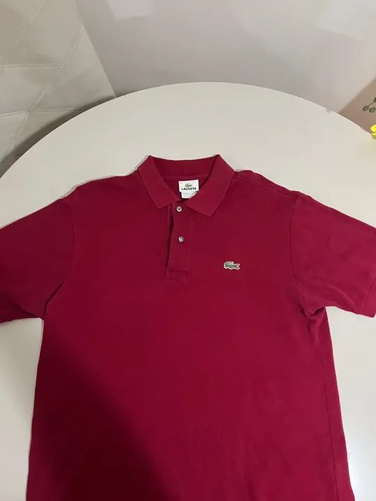 Polo Lacoste Vermelha