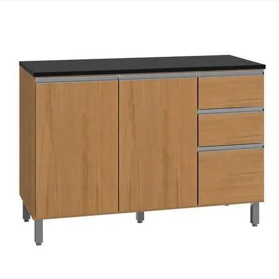 Balcão com Tampo 3 Portas 2 Gavetas novo