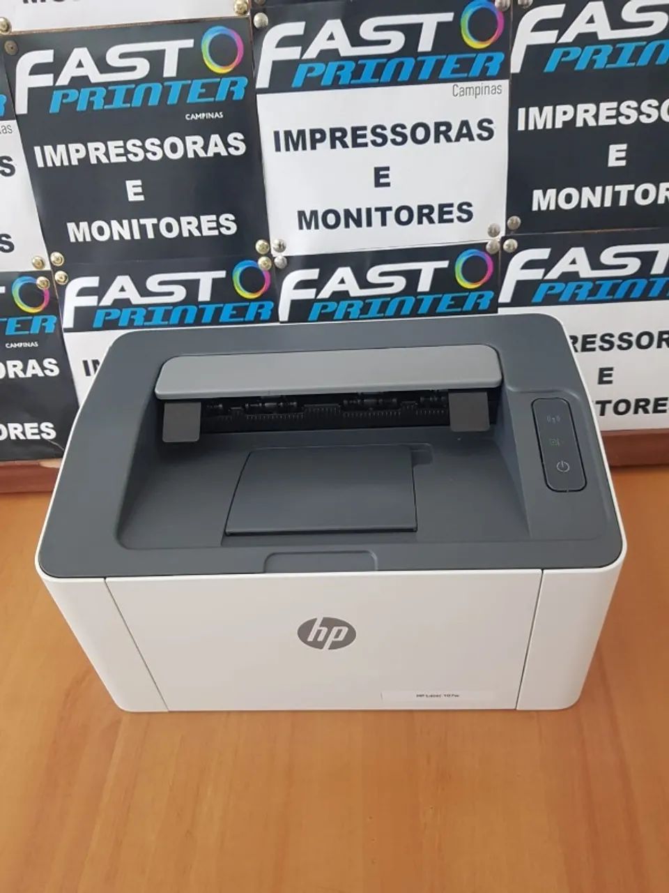 Impressora HP Laser 107W monocromática wifi e usb   - Foto 5