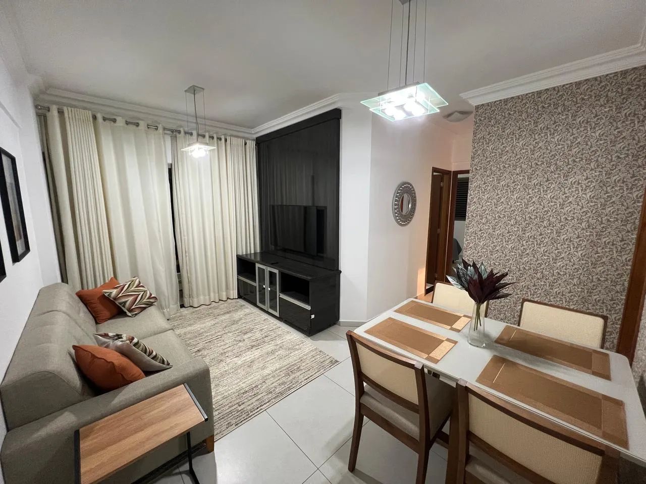 Alugo Apartamento 2 Quartos 1 Suíte 66m2 Mobiliado 1 Vaga Setor Bueno - Goiânia - GO