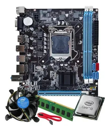 Kit Upgrade I3 6100 + Mb H110 + Mem. 8gb Ddr4 + Cooler ,com garantia
