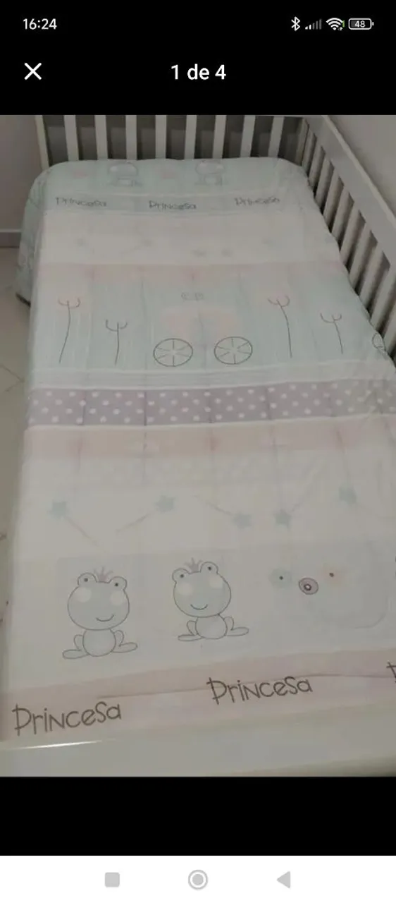 Edredom para Cama de Solteiro Princesa