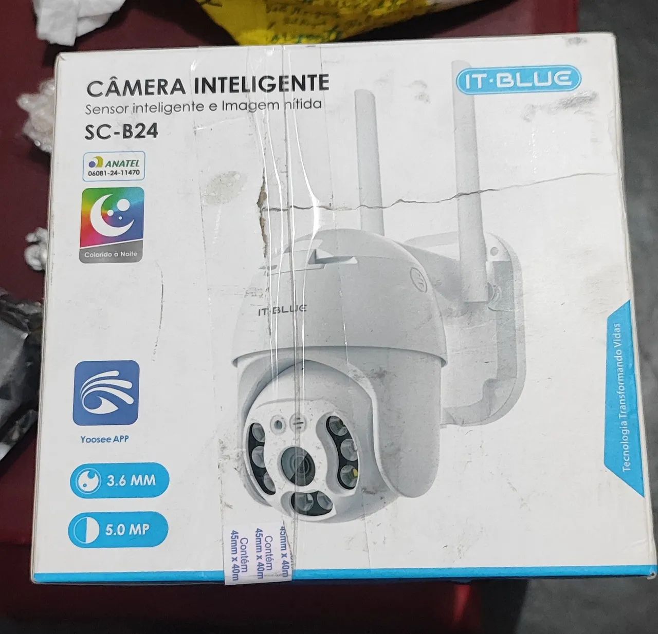 Câmera WIFI Segurança Inteligente IT-BLUE SC-B24 - Sensor e Imagem nítida