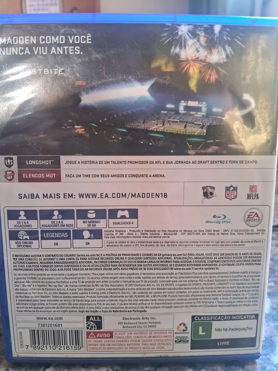 Maden NFL 18 PS 4  - Foto 2