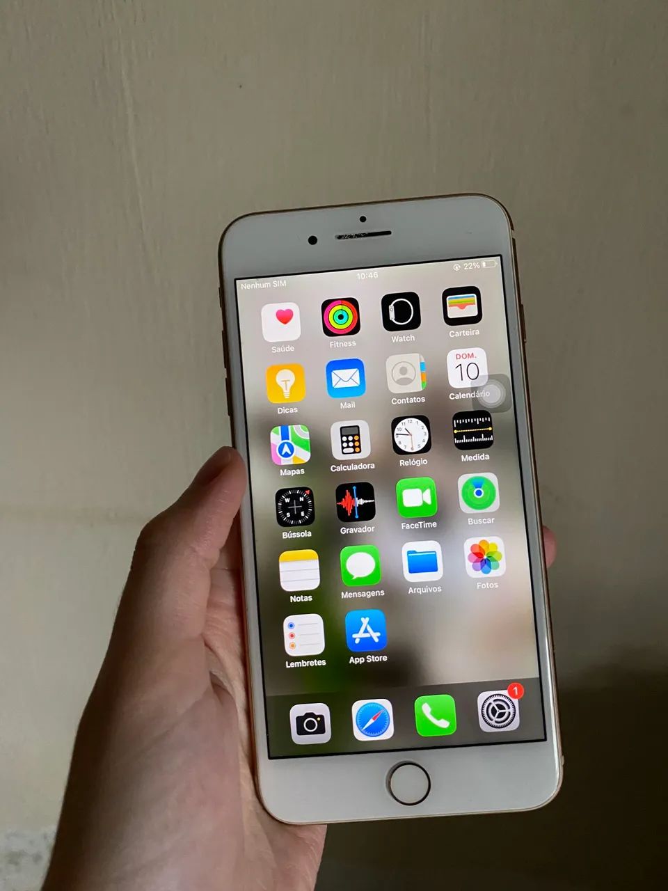 Iphone 8 plus com cabo original 