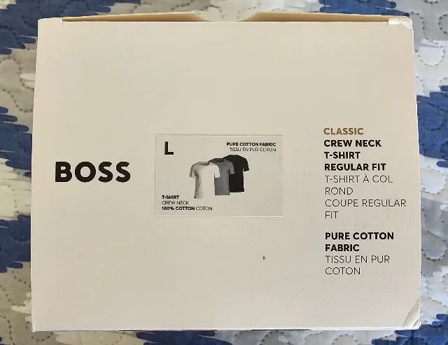 Pacote com 3 Camisetas HUGO BOSS masculinas - Foto 2