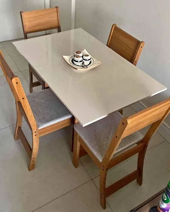 Conjunto Mesa karla 4C (leia a descrição) - Foto 2