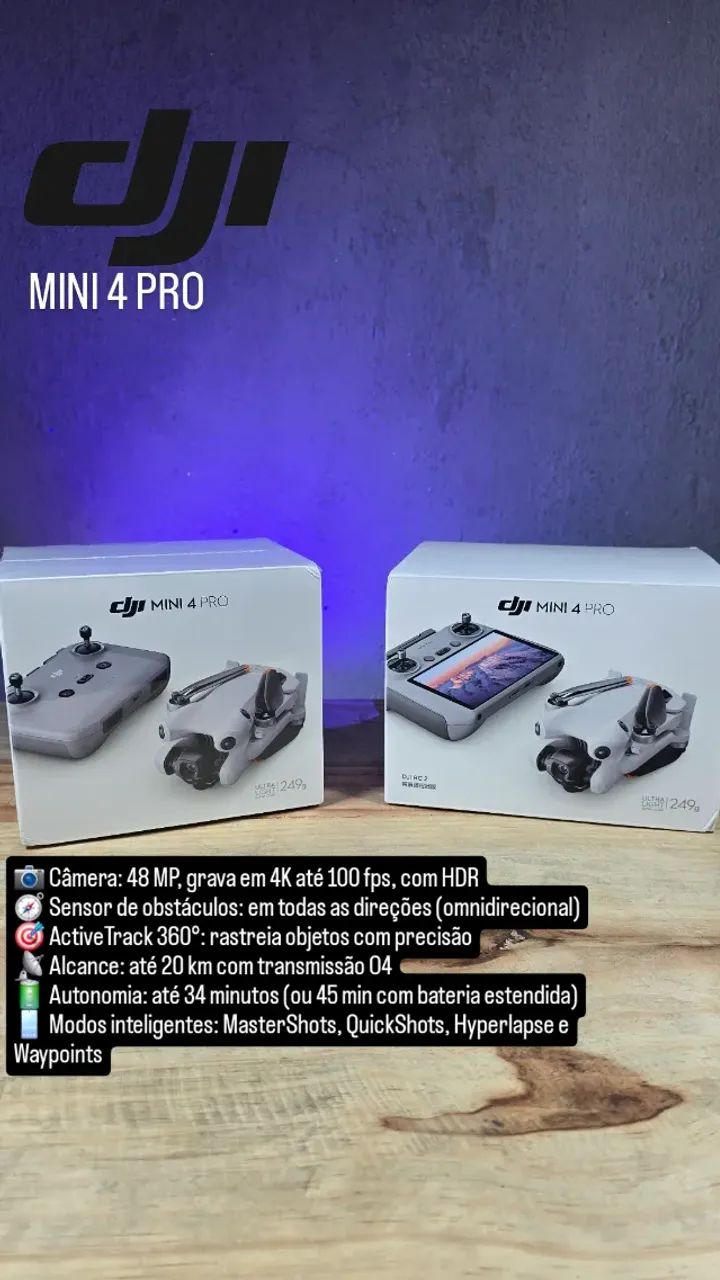 DJI MINI 4 PRO LACRADO ( 79.9 8854_3738 )
