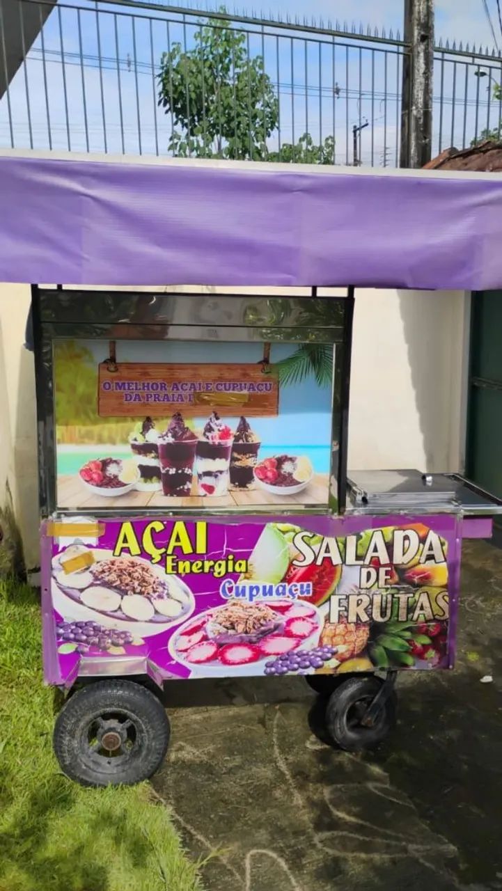 Carrinho de Açaí, Cupuaçu e Salada de Frutas - Foto 3