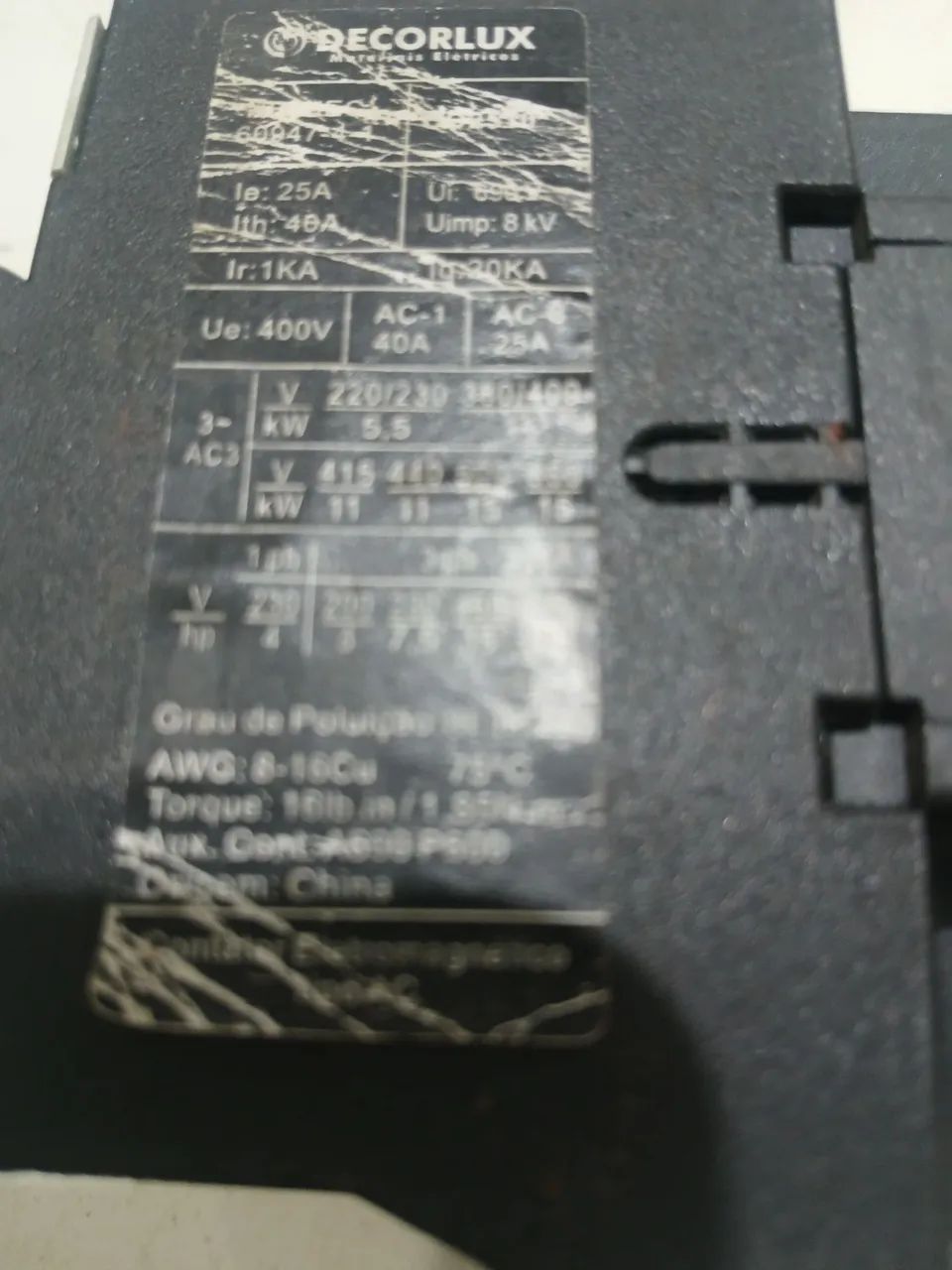 CONTACTORA, 40 AMP. - Foto 2