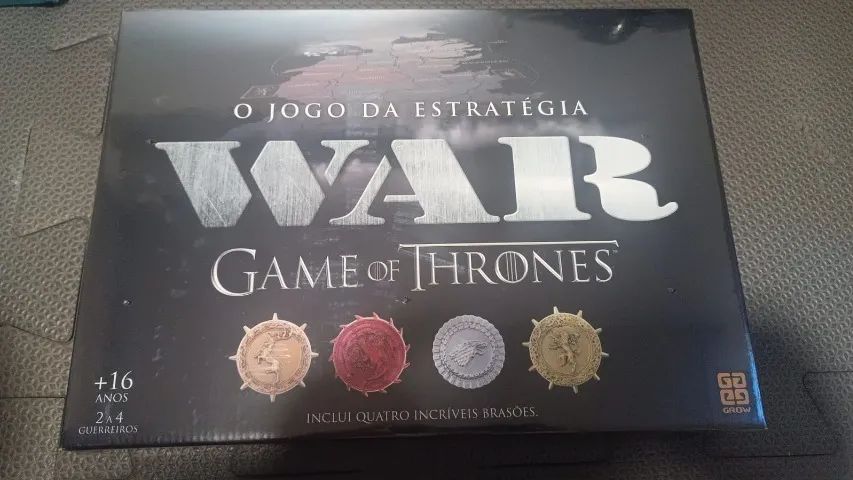 Jogo de Tabuleiro War Game of Thrones Board Game temático GoT