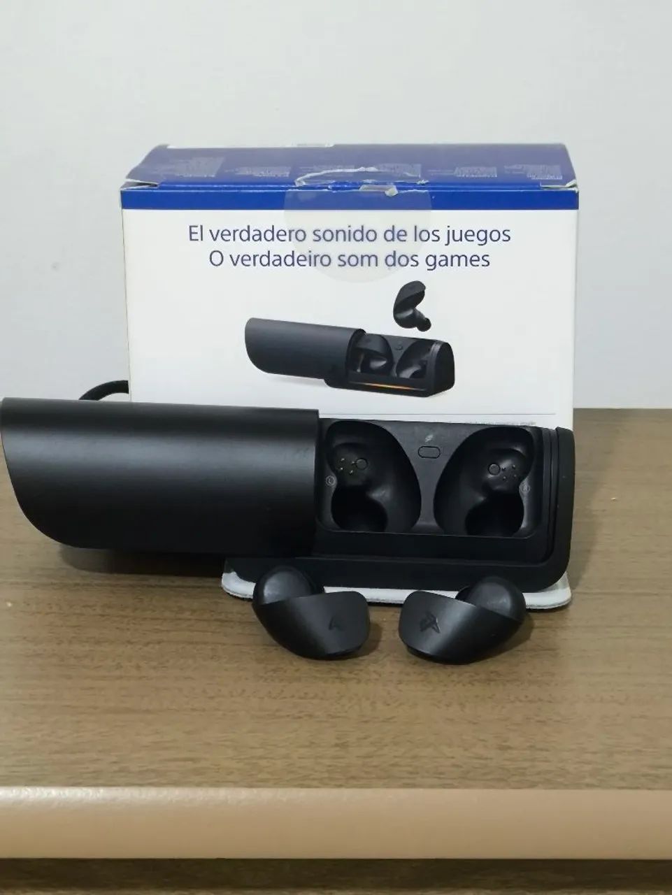 Fone De Ouvido Sem Fio Gamer Sony Pulse Explore Ps5 Sony Ps5 Midnight Black - Foto 2