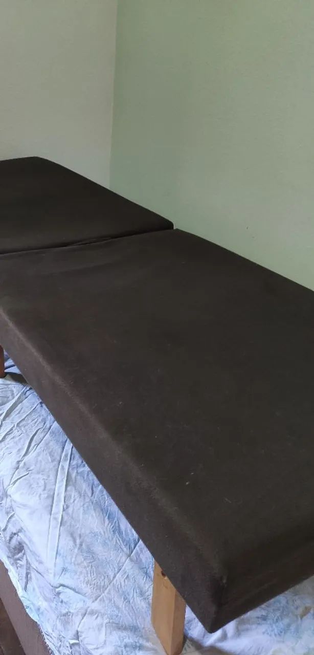 Cama Portátil e Dobrável - Semi nova - 170 x 60 cm - Foto 4