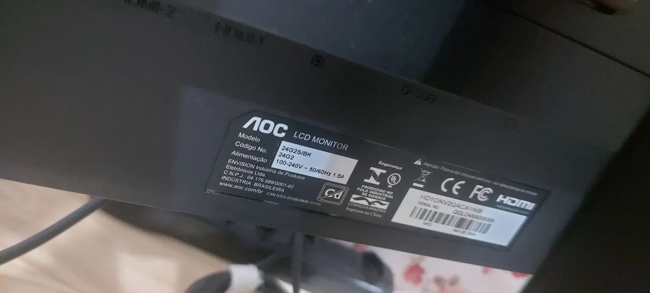 ? MONITOR GAMER AOC 24? 24G2S/BK ? 165Hz / 1ms - Foto 2