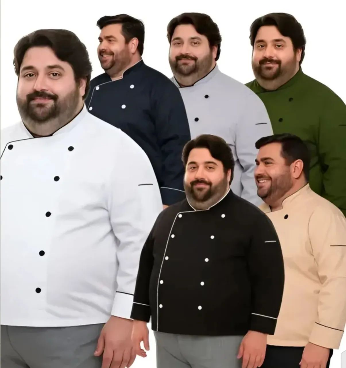 Dolma Chef Masculino Vantage Plus Size