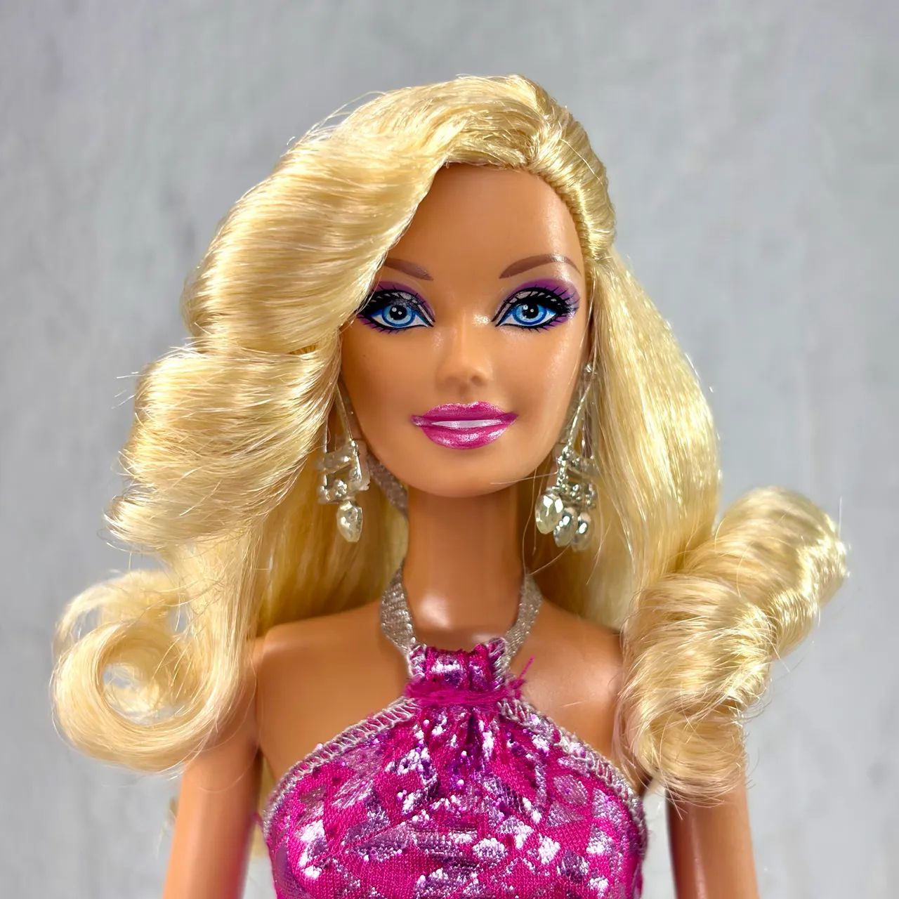 strapless open back dress BARBIE Glitz Doll-Pink Dress – Monkey Fish Toys main image 0