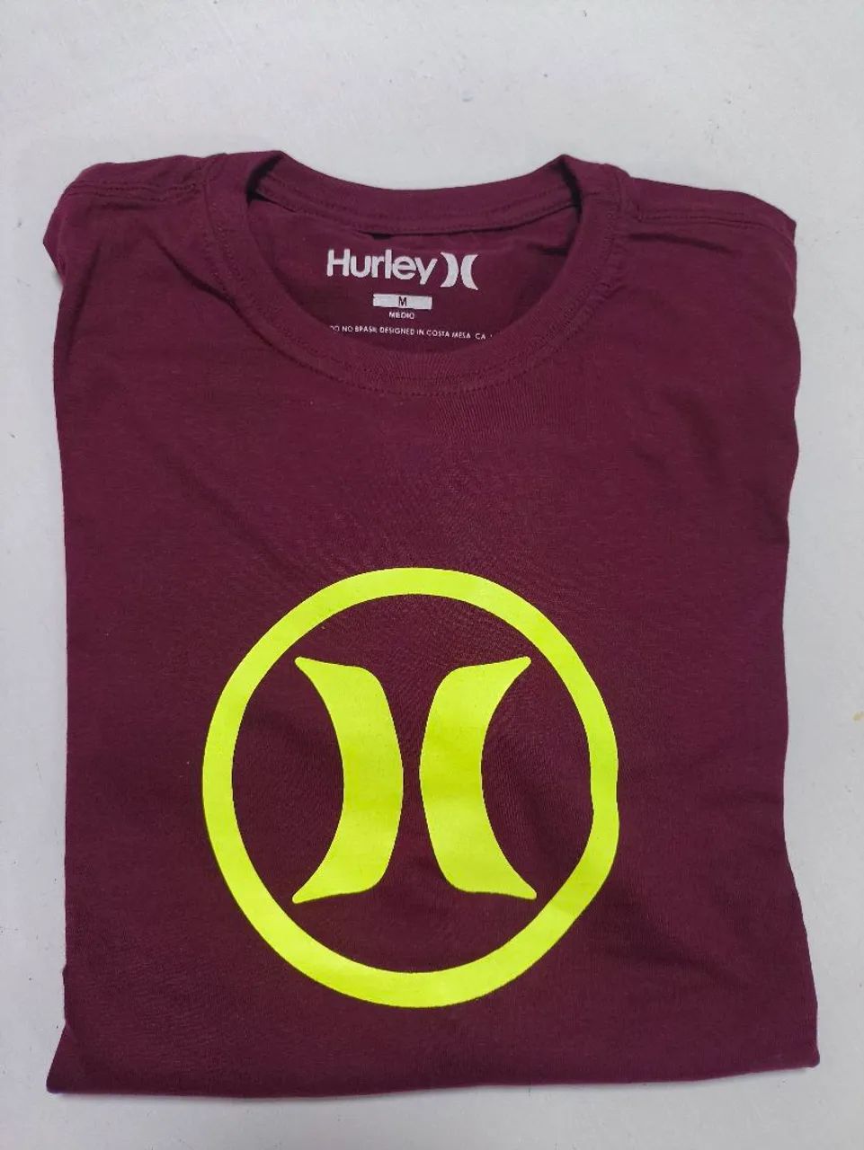 Hurley Bordô Tam M ( Nova Algodão Premium) - Foto 4
