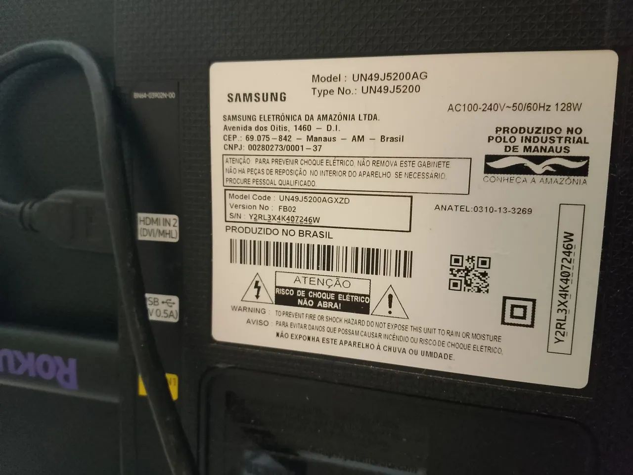Tv 49 polegadas Samsung smart