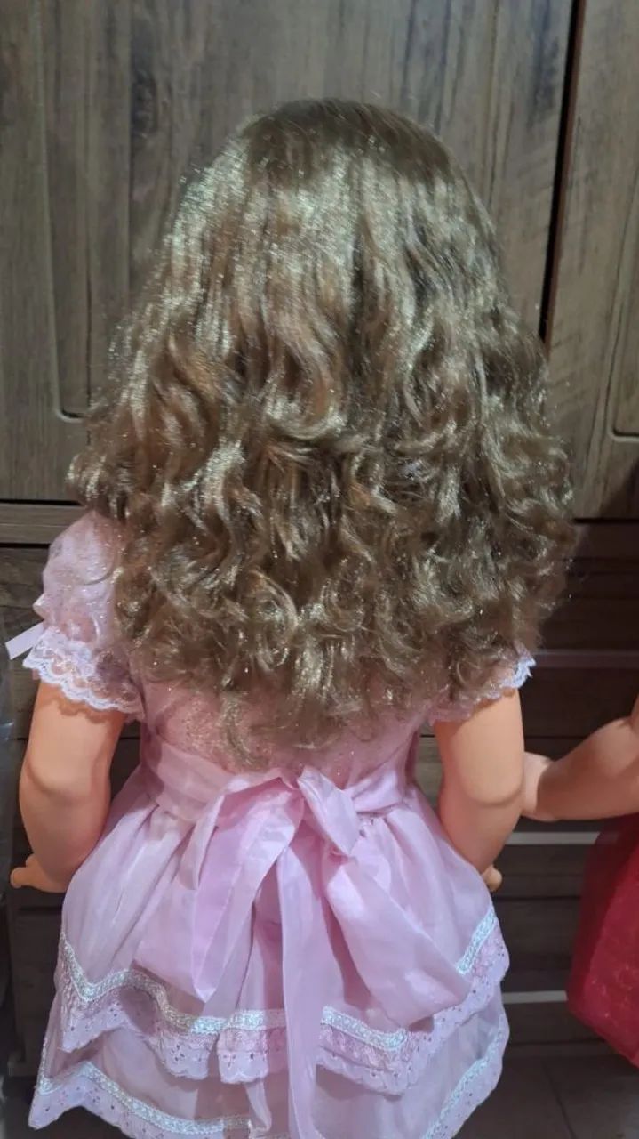 Boneca amiguinha da estrela com vestido cor de rosa - Foto 3