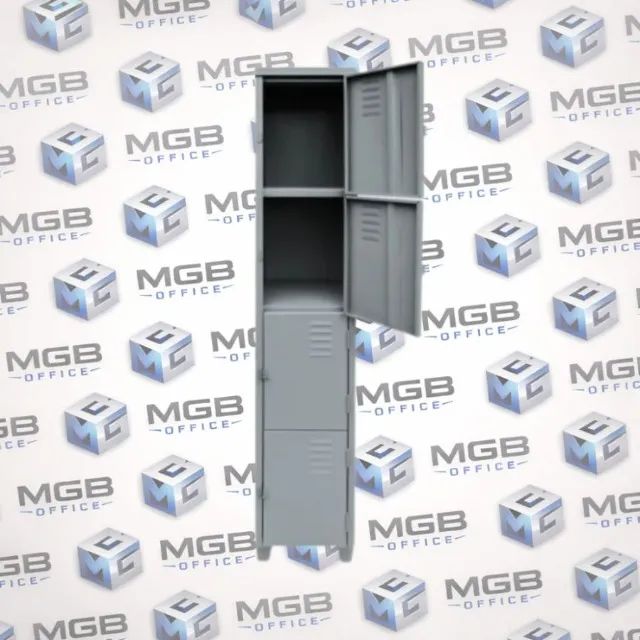 Rouperio de Aço com 4 Portas Pequenas-1,96x0,33x0,36cm-Estrutura CH#26 (ENTREGAMOS)!! - Foto 2