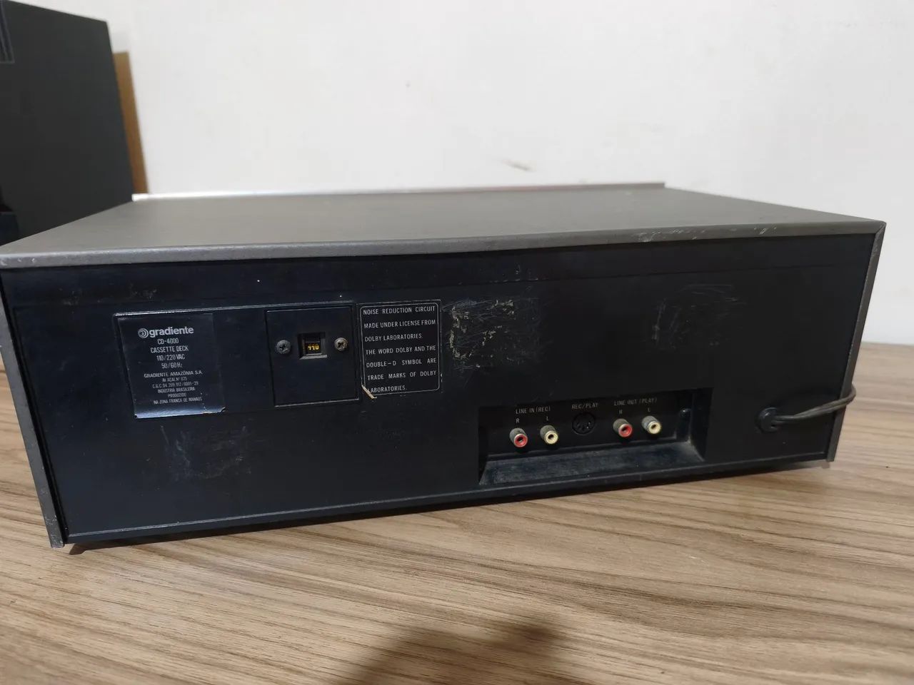 Lindo Tape Deck Gradiente CD 4000 - Foto 5