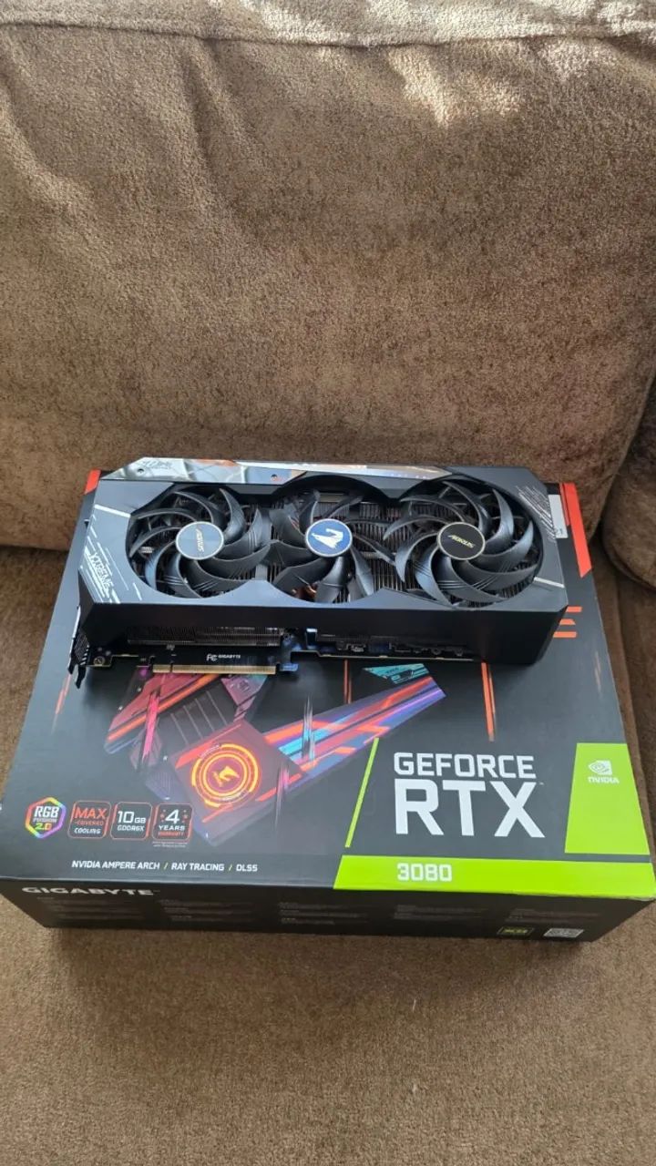RTX 3080 GPU Placa de vídeo AORUS