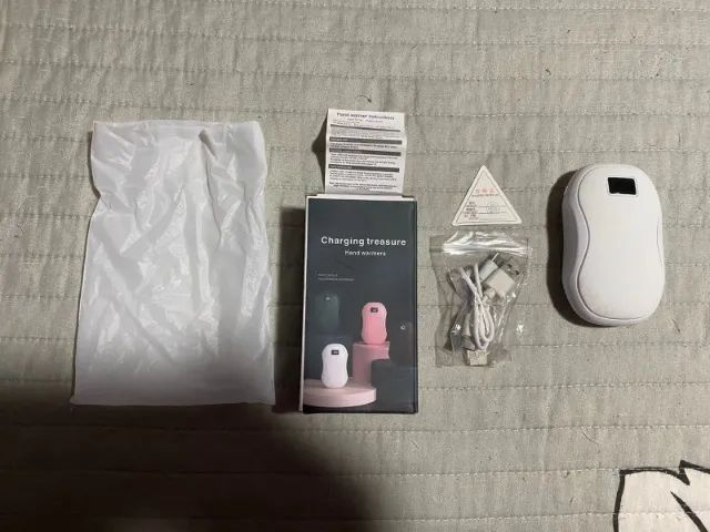 Powerbank + Aquecedor de Mão Digital N20 Branco - Foto 3