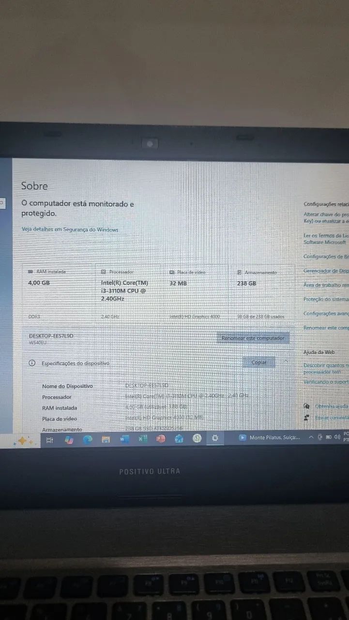 NOTEBOOK POSITIVO ULTRA / 256GB SSD - Foto 3