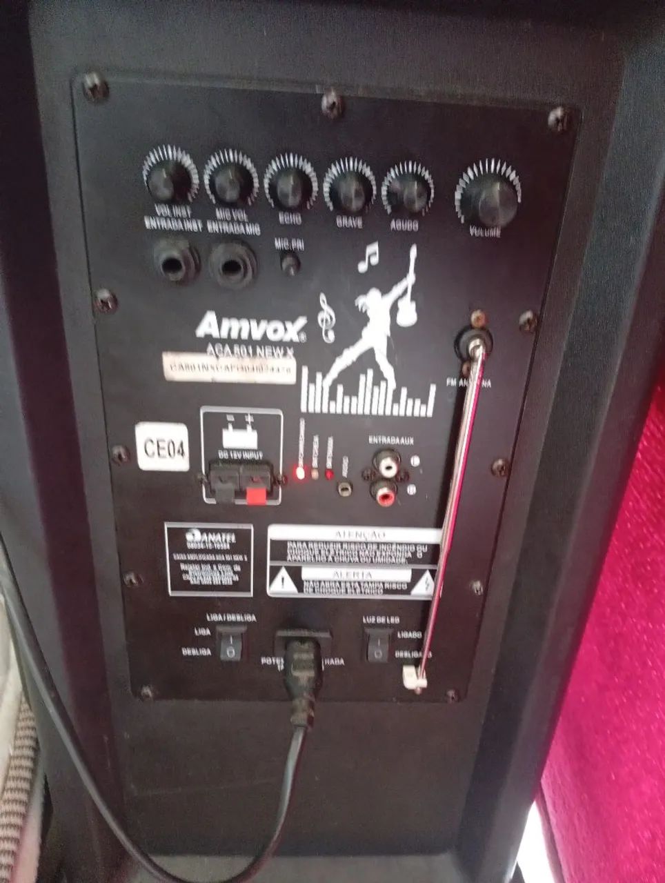 Caixa de som Amvox 500wts completa e barato - Foto 5