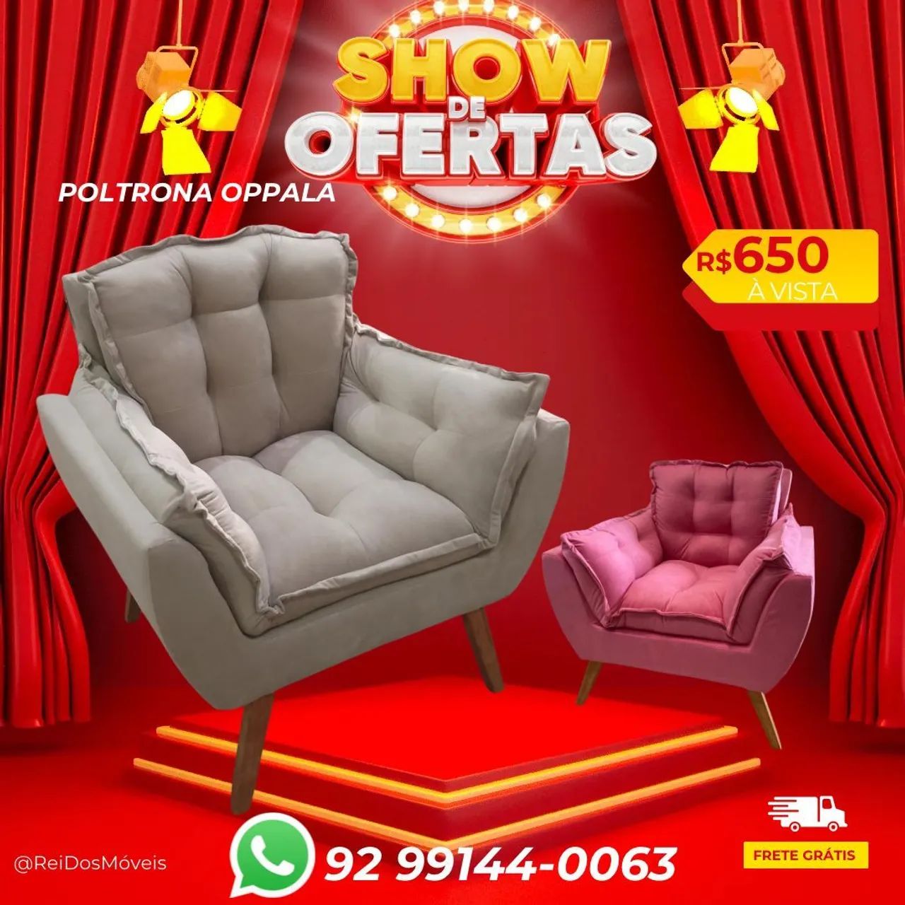 Poltrona super confortável a pronta entrega 