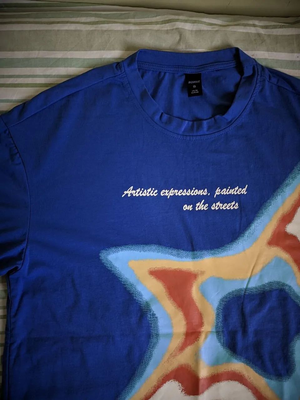 Camisa shein ROMWE estampada - Foto 4