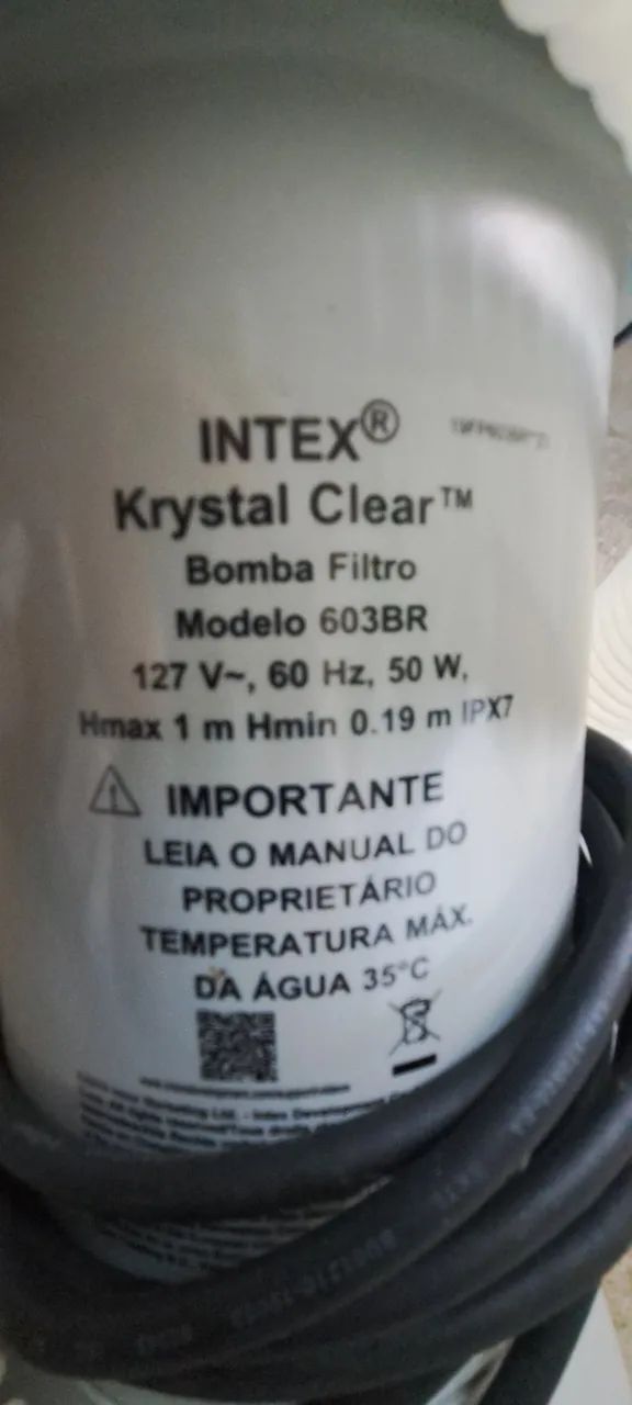 piscina intex 4485l + bomba + capa - Foto 5