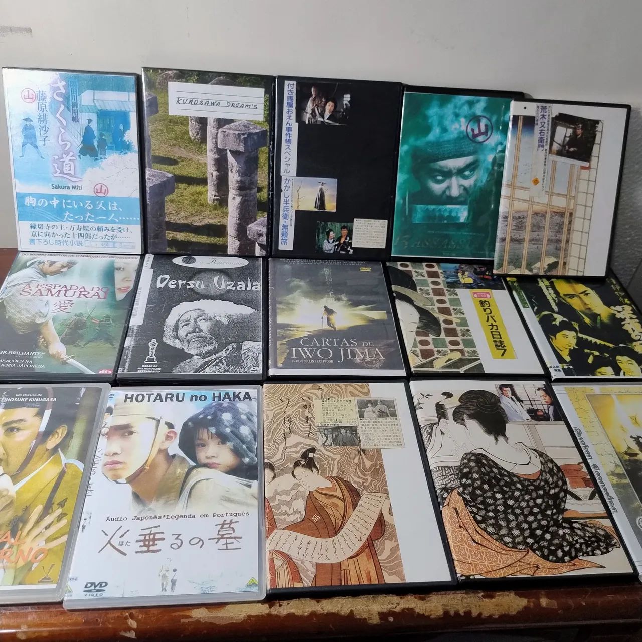 Filmes japonês coleção por 1,00 cada - DVD, Blu-Ray e Vídeo