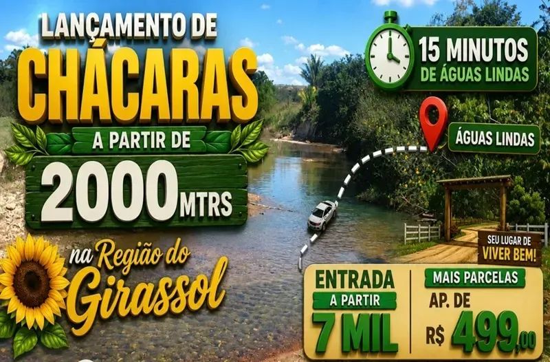 Chácara de 2.000m² com Parcelas de R$ 499 - Foto 3