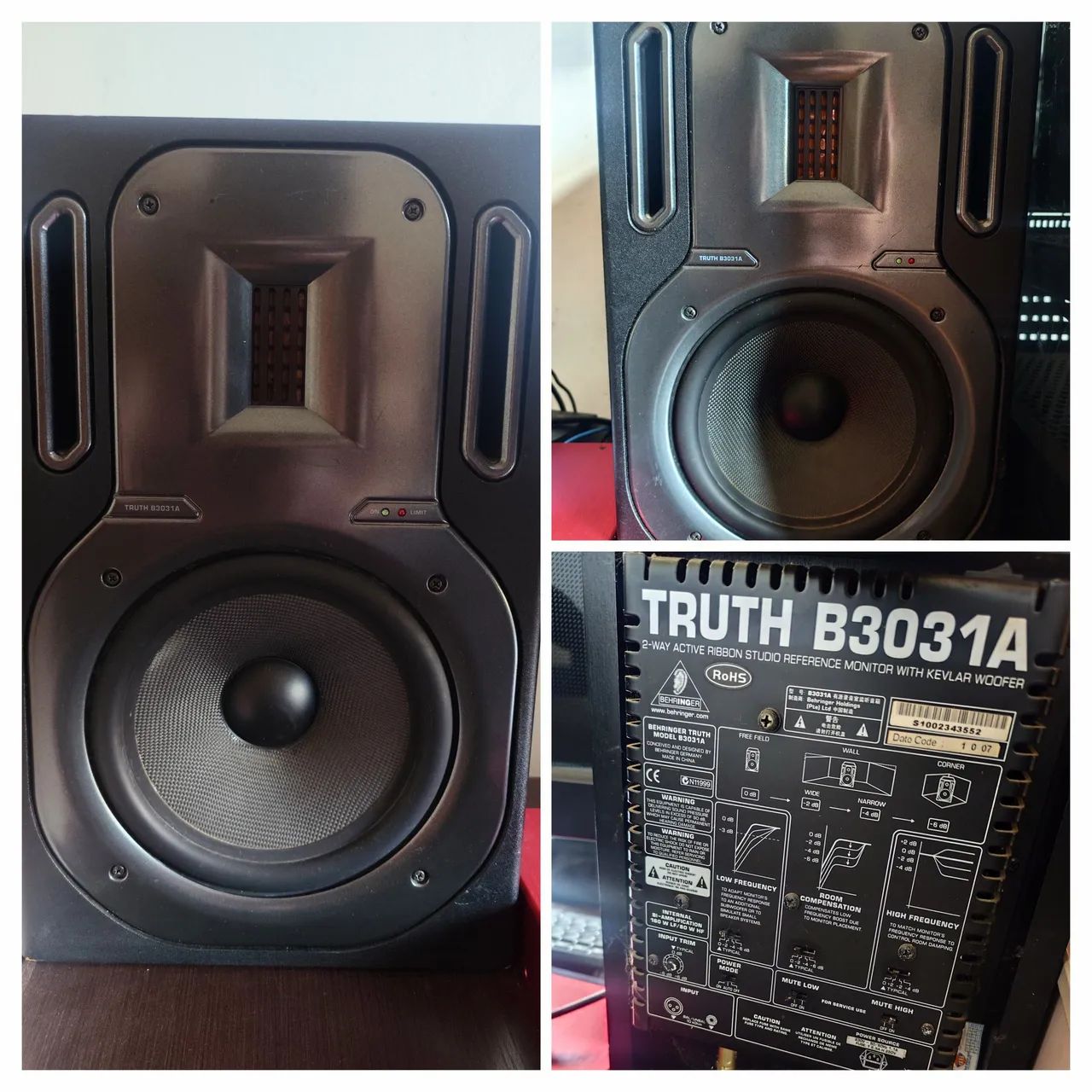 Monitor de áudio Behringer Truth 3031a (par)
