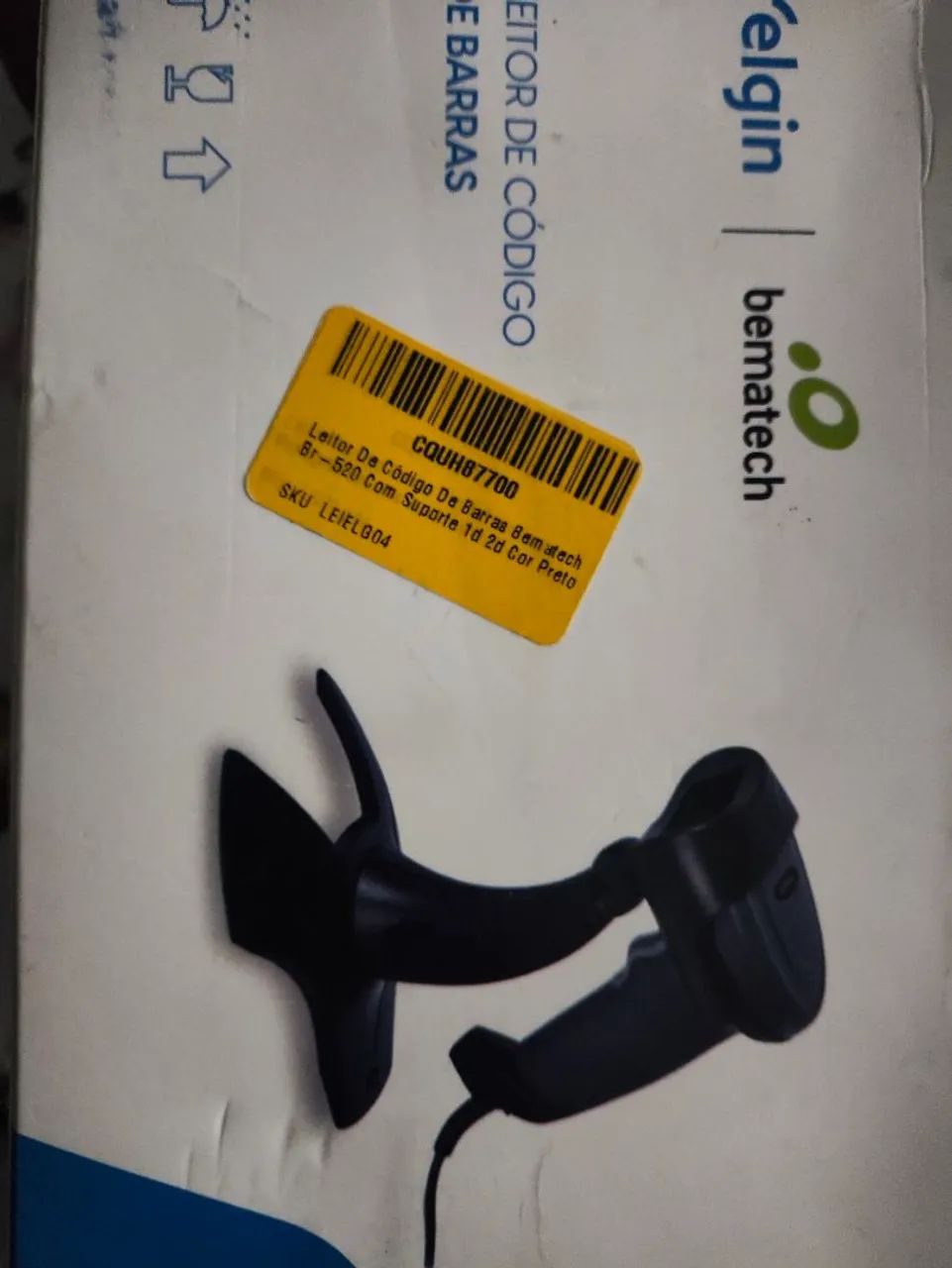 Scanner Leitor de códigos de barra elgin