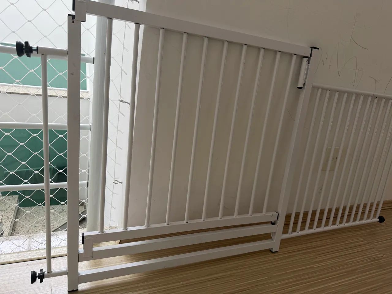 Portão Grade de proteção 100cm com extensores  - Foto 3