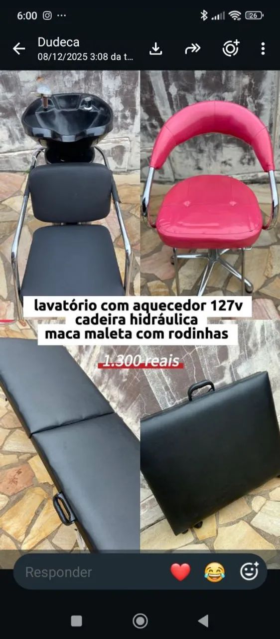 Kit oara salão de beleza!